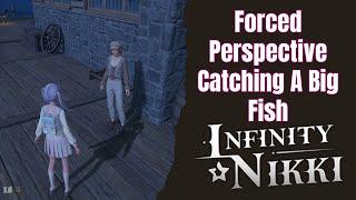 Forced Perspective Catching A Big Fish Infinity Nikki Walkthrough