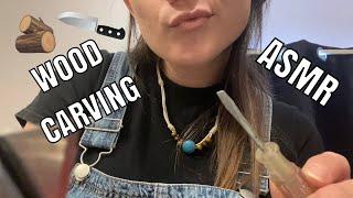 ASMR - Carving your wooden face