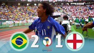 Brasil 2 x 1 England ● 2002 World Cup Extended Goals & Highlights HD