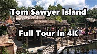 Tom Sawyer Island | Magic Kingdom | Full Tour in 4K UHD | Walt Disney World