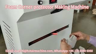 EPE foam corner protector machine | How To Make L Corner Protector Foam