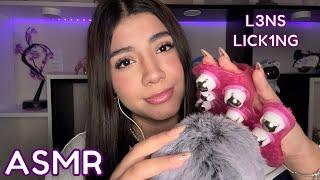 ASMR ESPAÑOL / M0UTH S0UNDS intensos + L3NS LICKING + EFECTO PECERA + INAUDIBLE