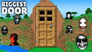 SURVIVAL inside BIGGEST DOOR vs 100 NEXTBOTS in Minecraft - Gameplay - Coffin Meme