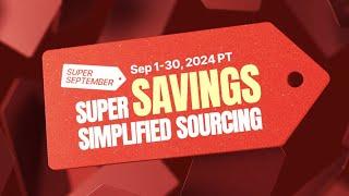 Super September, our biggest sourcing event of the year is almost here!