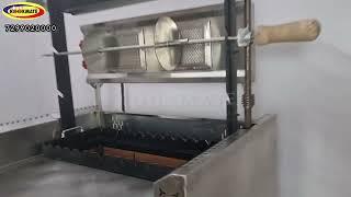 Charcoal Shawarma Machine Manufacturers | grill chicken automatic rotary | chicken barbeque & BBQ