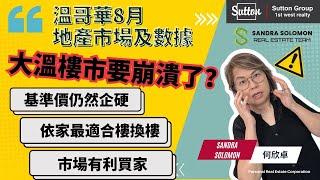 【溫哥華地產市場2024年8月份分析】樓換樓好時機丨基準價企硬丨買家應好好利用市場優勢 #溫哥華地產 #住在溫哥華 #減息