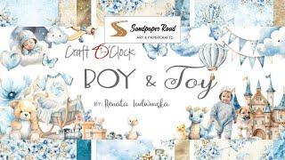 Boy and Toy Paper Collection | Craft O'Clock | Sandpaper Road