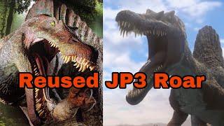 Original JP3 Spinosaurus roar reuse (season 4)