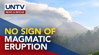 No indication yet of magmatic eruption in Mt. Bulusan