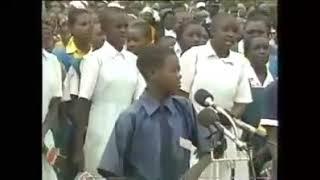 PRESIDENT RUTO Singing for Late President Moi back in the Years.