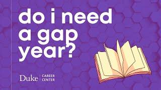 Do I need a gap year?