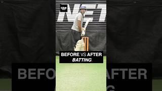 Batting Coaching Tips | Before  After #shorts