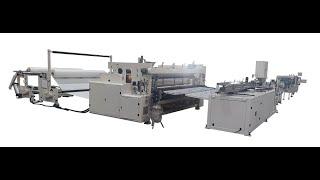 2800 mm double embossing toilet paper making machine production line