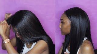 Mayvenn Brazilian yaki straight | how well does my natural hair blend? | @danaizshia