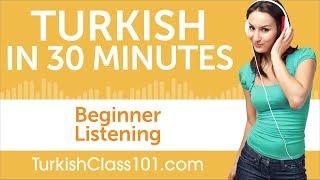 30 Minutes of Turkish Listening Comprehension for Beginner