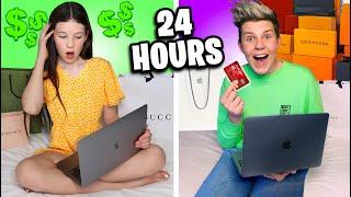 24 HOUR ONLINE SHOPPING CHALLENGE *NO BUDGET*