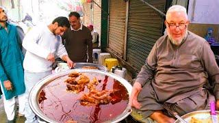 Bong Paye, Ojri Recipe,Food Street In Lahore Pakistan | How to Clean Ojri