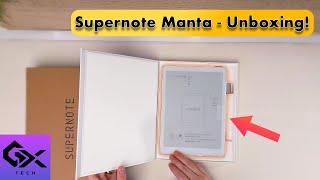 Supernote A5X2 Manta Is HERE! Unboxing & First Impressions