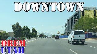 Orem - Utah - 4K Downtown Drive