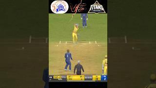 Csk  GT in Real Cricket 22  #shorts #viral