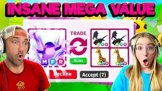 CAMMY TRADES The RAREST MEGA Pet In Adopt Me!