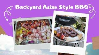 美國國慶後院台式烤肉+韓國烤肉4th of July 2020 Backyard Asian Style BBQ 自製烤肉爐 Homemade rocket stove test