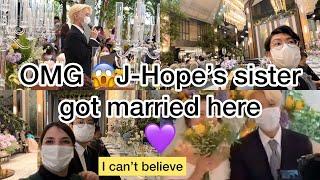 Omg J-Hope’s sister got married here .i can’t believe 