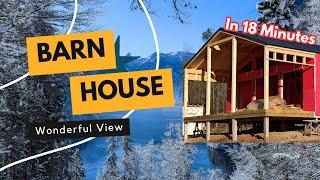 DIY Barn Style Frame House In 18 Minutes or Build Like Larry Haun