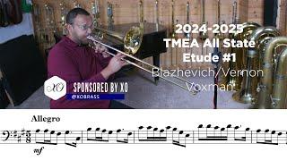 2024-2025 TMEA Bass Trombone Etude #1 Allegro Page 23 [SPONSORED BY XO]