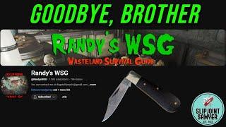 Saying Goodbye to @RandysWSG  The Knife Communities Greatest Member