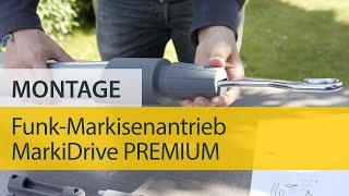 Montage Markisen-Antrieb MarkiDrive PREMIUM von Schellenberg