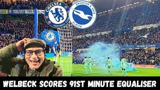 WELBECK score 91st MINUTE equaliser | Chelsea 1-1 Brighton | Premier League Highlights VLOG | EPL