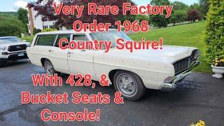 Very Rare Factory Order Bucket Seat Console 428 Country Squire Wagon With Starter Delay Relay & All!