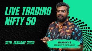 Bank Nifty Live Options Trading: JAN 10th #BankNiftyTradingLive | Learn Trading the Easy Way 2025 .