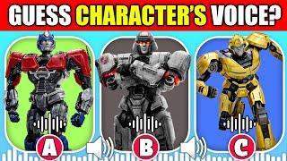 Guess The TRANSFORMERS ONE Character by their Voice!  | Transformers One Voice Quiz