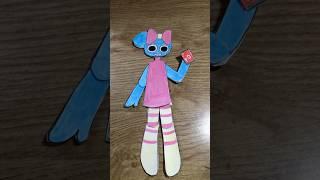 How to make poppy dandy’s world paper doll #dandysworld #poppy #hatsunemiku #papercraft #drawing