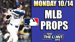 4-0 LAST VIDEO! Top 4 MLB Player Prop Picks for Monday 10/14/2024