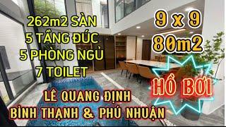 NHÀ PHỐ HIỆN ĐẠI CÓ HỒ BƠI - GẦN 80m2 HẺM Ô TÔ GIÁP PHÚ NHUẬN