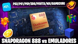 SNAPDRAGON 888 do REDMAGIC 6R contra EMULADORES! | AetherSX2, Dolphin Emulator, Citra 3DS, Wii...