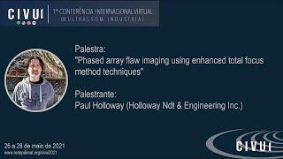 Phased array flaw imaging using enhanced total focus method techniques