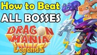 How to Beat ALL Boss Dragons In DML! 6 Tips to beat the Mini FINAL BOSS Guide! (Even In Heroic Mode)