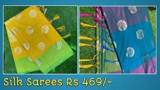 PRINTED SILK SAREES RS 469 | WHATSAPP 7981979246 | ANAND FASHIONS