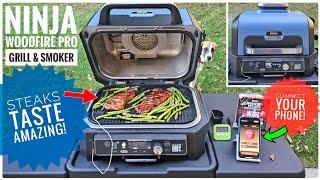 Ninja Woodfire Pro Connect XL Outdoor Grill & Smoker Review     Steaks Taste Amazing!