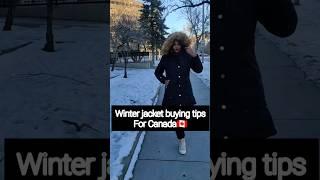 winter jacket buying tips for Canada