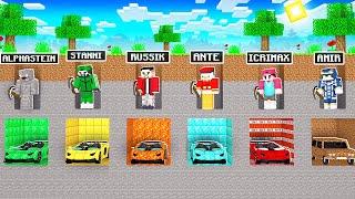 6 YOUTUBER suchen LUXUS AUTOS in Minecraft!