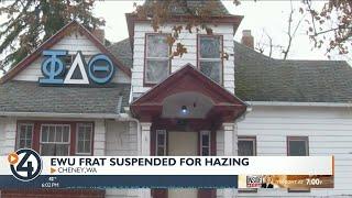 EWU fraternity suspended for hazing