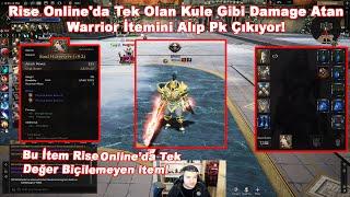 Yahel - Rise Online'da Tek Olan Kule Gibi Damage Atan Warrior İtemini Alıp Pk Çıkıyor! | Rise Online