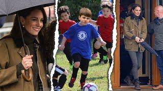  Kate Middleton made a surprise appearance at Prince Louis' football match