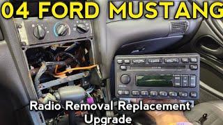 2004 Ford Mustang Radio Removal Replacement Upgrade Installation