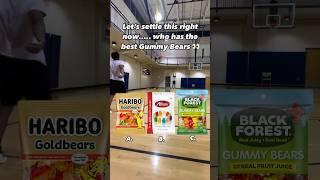 BEST GUMMY BEAR OF ALL TIME?? #shorts #basketball #snacks #gummybear #ballislife